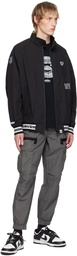 AAPE by A Bathing Ape Black Embroidered Jacket