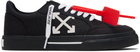 Off-White Black Vulcanized Low Sneakers