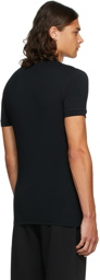 Ermenegildo Zegna Black Crewneck T-Shirt