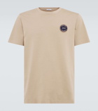 Moncler Embroidered cotton jersey T-shirt