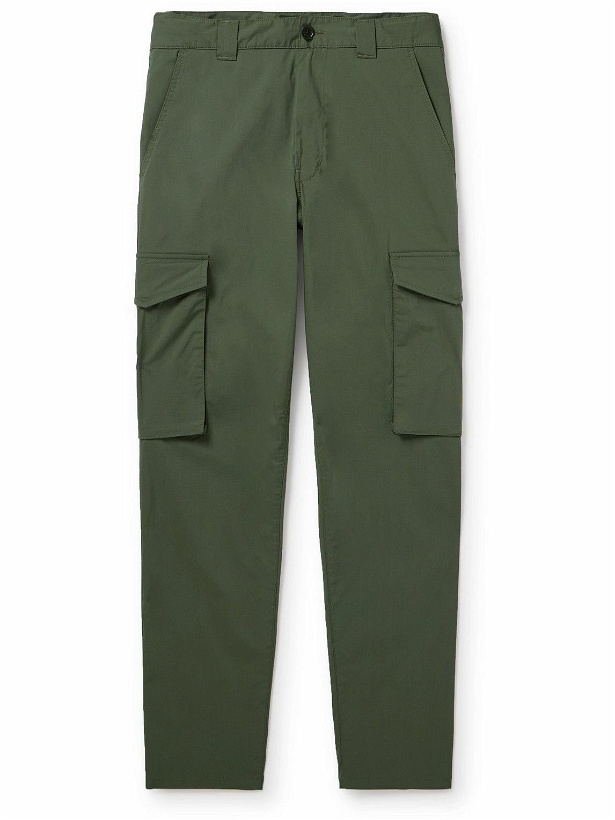Photo: Aspesi - Straight-Leg Cotton-Blend Cargo Trousers - Green