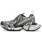 Balenciaga White & Black 3XL Extreme Laces Sneakers