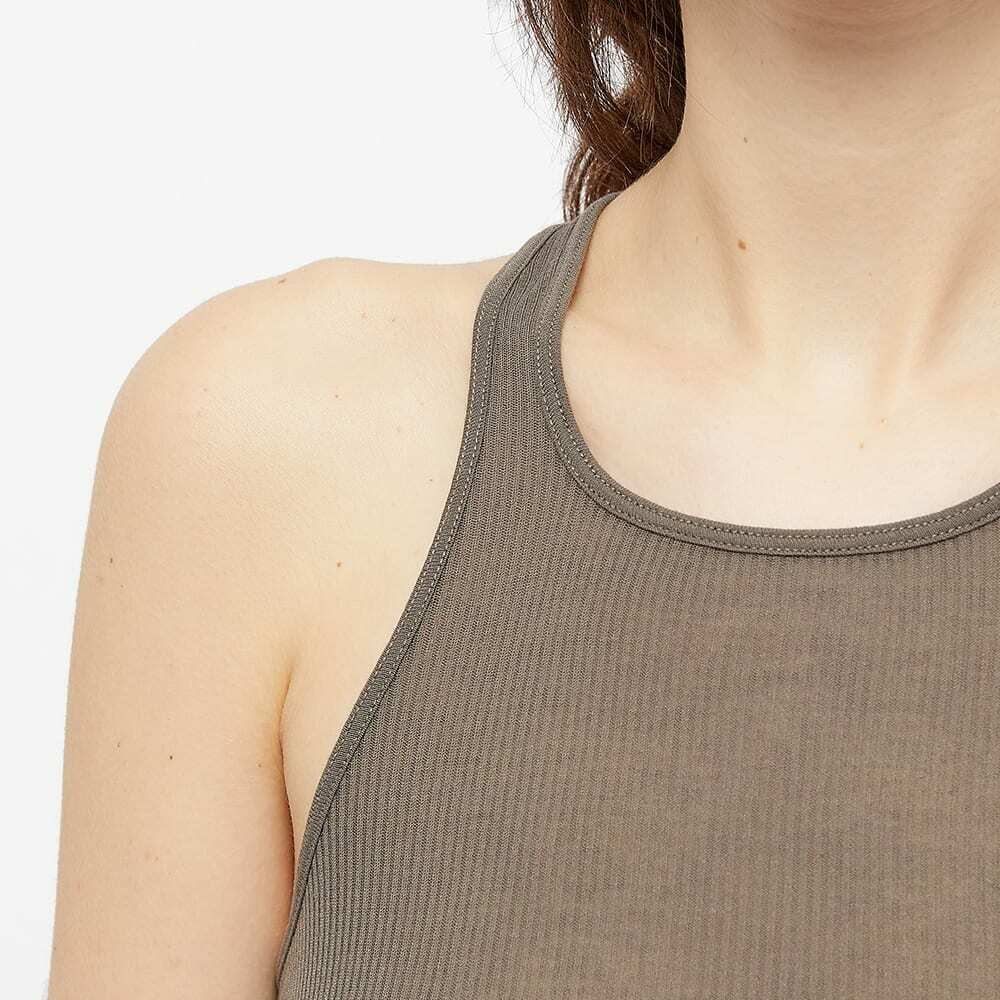Rick Owens Women's Basic Rib Tank in Dust Rick Owens