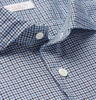 Incotex - Slim-Fit Checked Cotton Shirt - Men - Blue
