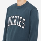 Dickies Men's Aitkin College Logo Crew Sweat in Air Force Blue