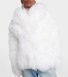 The Attico Faux fur cropped coat