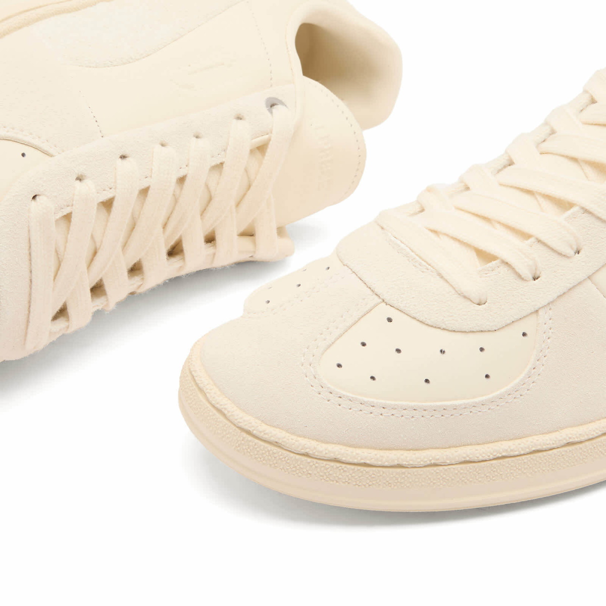 Puma x Represent Super Team Sneaker in Frosted Ivory/Warm White