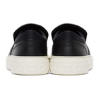 Salvatore Ferragamo Black Gancini Slip-On Sneakers