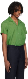 Bode Green Boxy Shirt