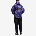 Boiler Room Men's Tie Dye Shell Jacket in Purple Dye
