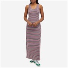 A.P.C. Women's Shelly Striped Maxi Dress in Multi