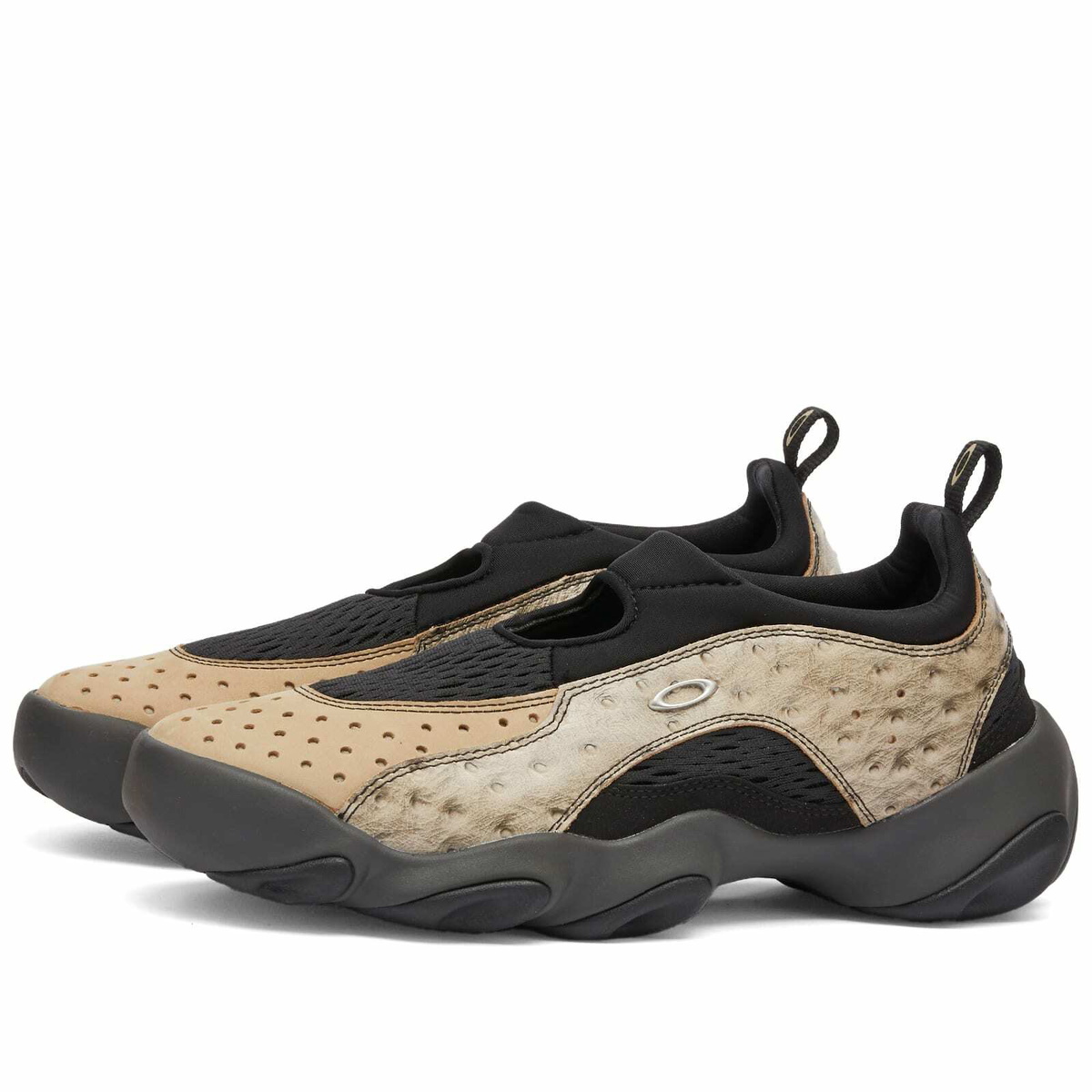 Oakley Factory Team Men's Flesh Sandal in Green/Lemon Oakley