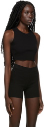 COTTON CITIZEN Black Ibiza Cropped Tank Top