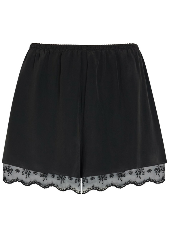 Photo: Simone Rocha Lace-trim Woven Shorts No Colour