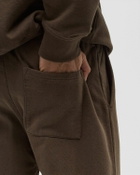 Sporty & Rich Oval Health straight leg sweatpant Brown Men