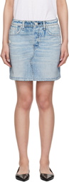rag & bone Blue Miramar Terry Miniskirt