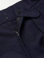 Richard James - Hepworth Slim-Fit Pleated Wool-Crepe Suit Trousers - Blue