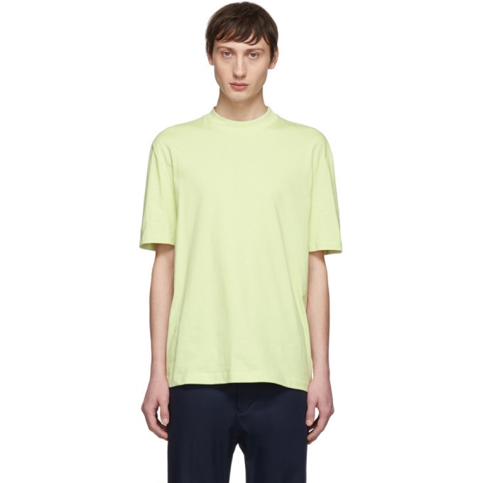 Photo: Lanvin Green High Collar T-Shirt