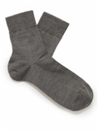 Falke - Airport City Virgin Wool-Blend Socks - Gray