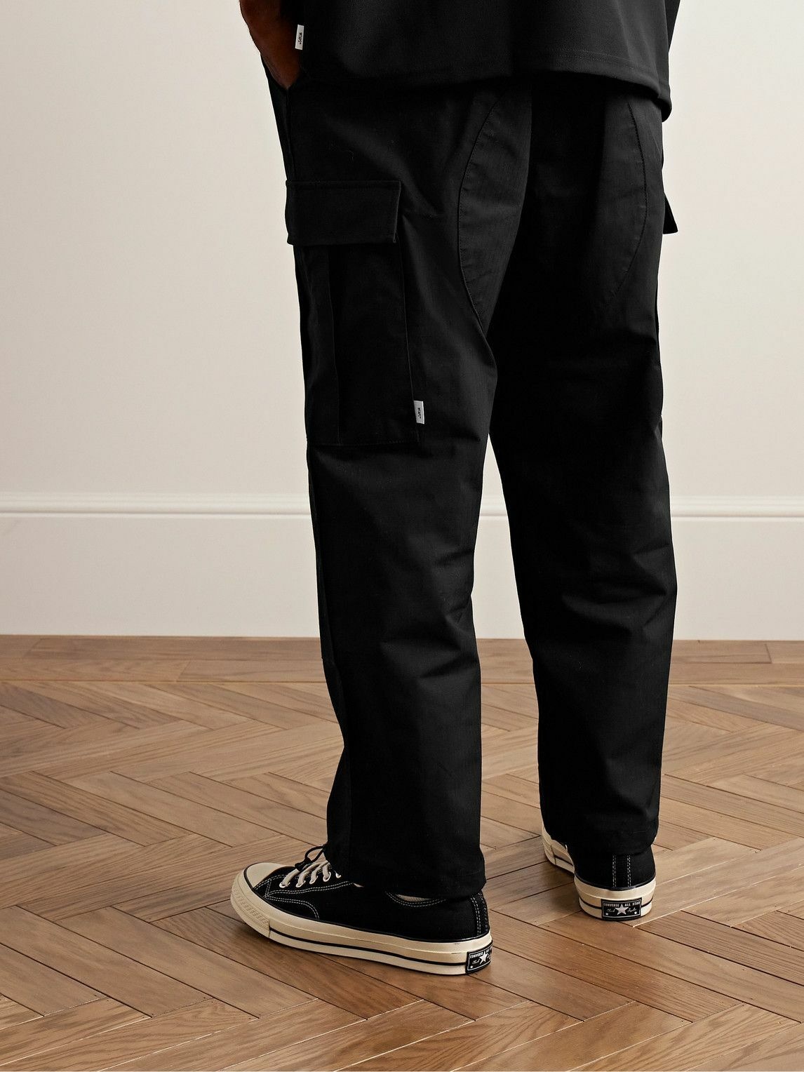 WTAPS - Straight-Leg Cotton-Ripstop Cargo Trousers - Black WTAPS