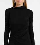 Sportmax Edile wool and cotton-blend midi dress
