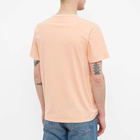 Maison Kitsuné Men's Double Fox Head Patch T-Shirt in Peach