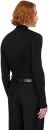 Mugler Black Sculpting Sweater