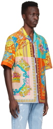 Versace Multicolor Silk Shirt