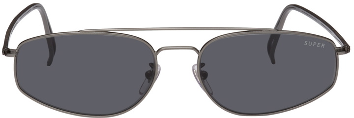 Photo: RETROSUPERFUTURE Grey & Black Tema Sunglasses