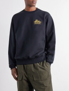 Aimé Leon Dore - Unisphere Logo-Print Cotton-Jersey Sweatshirt - Black