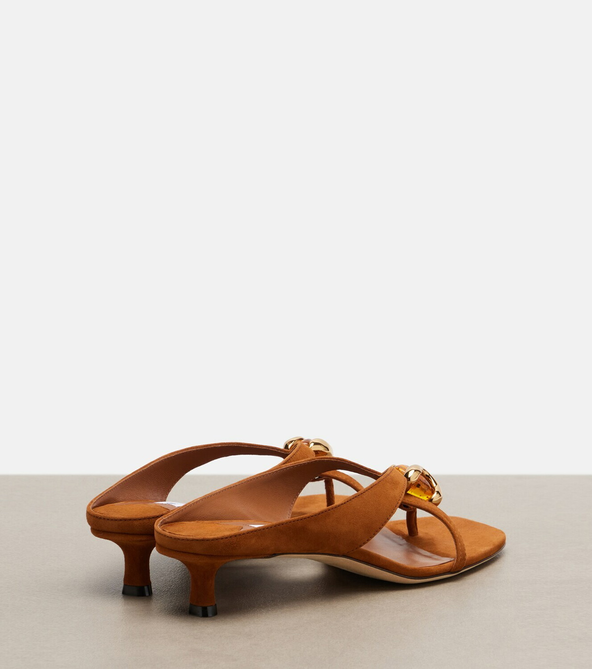 Jimmy Choo Emeri embellished suede sandals