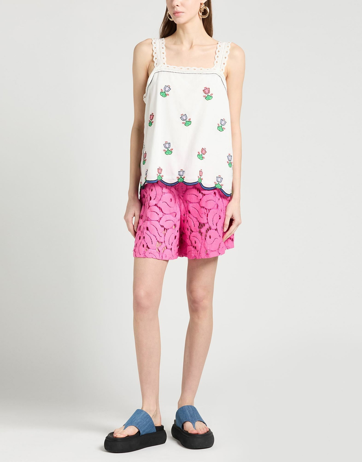 Jijil Womens Shorts & Bermuda Shorts Fuchsia