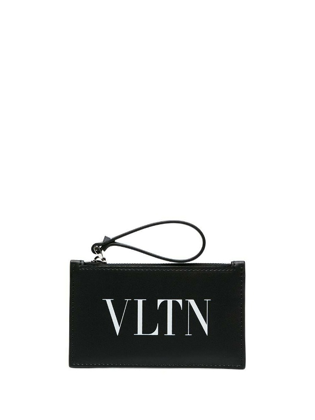Photo: VALENTINO GARAVANI - Vltn Leather Credit Card Case