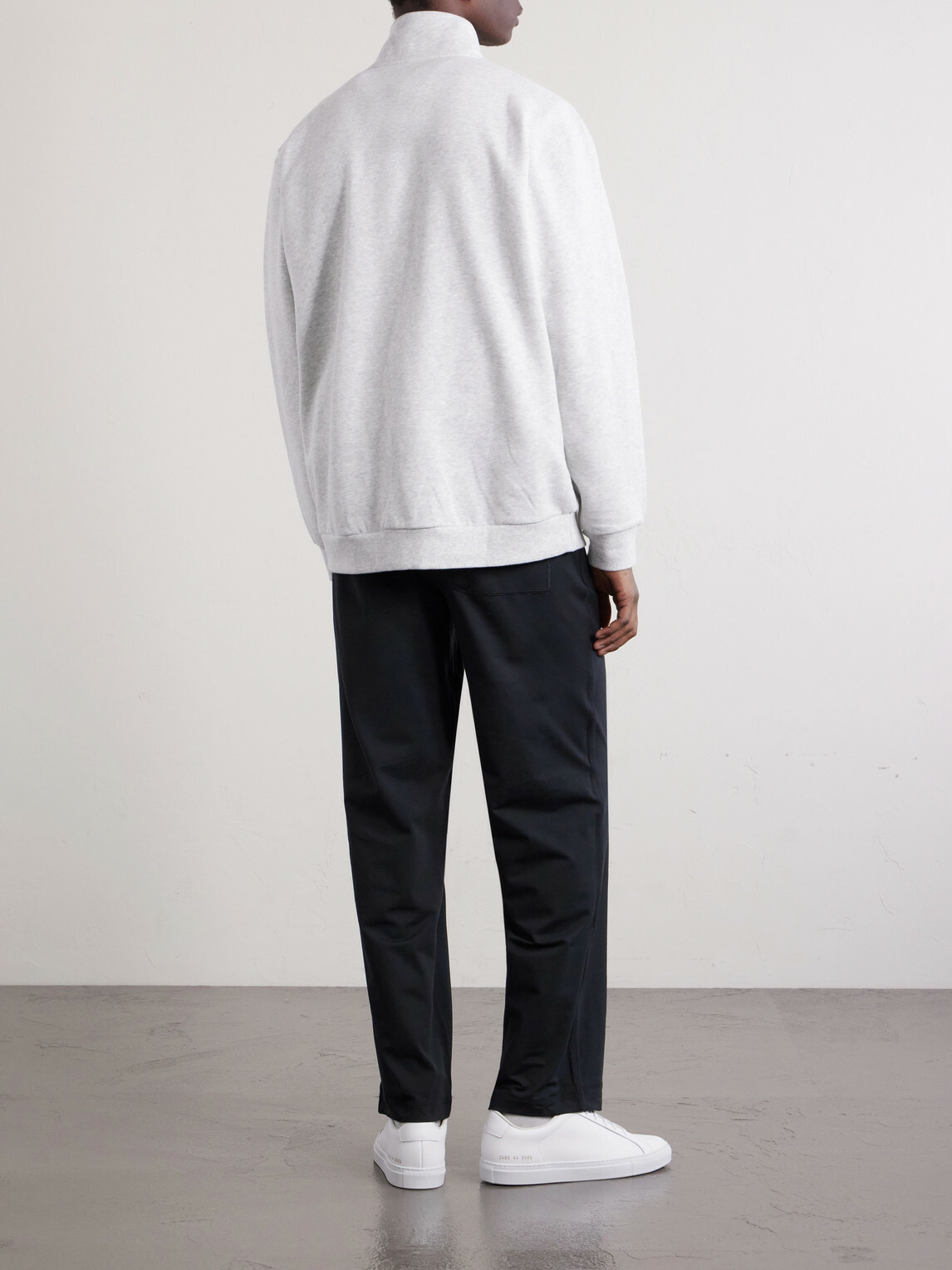 Lululemon - Steady State Cotton-Blend Jersey Half-Zip Sweatshirt - Gray