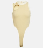 Didu Cutout fleece bodysuit