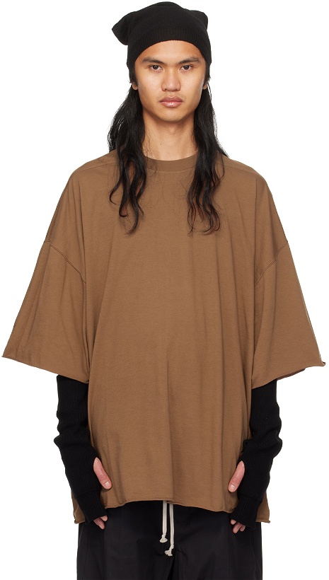 Photo: Rick Owens DRKSHDW Brown Tommy T-Shirt