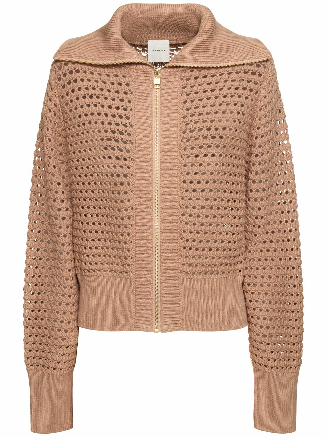 VARLEY Eloise Full Knit Zip Up Sweater Varley