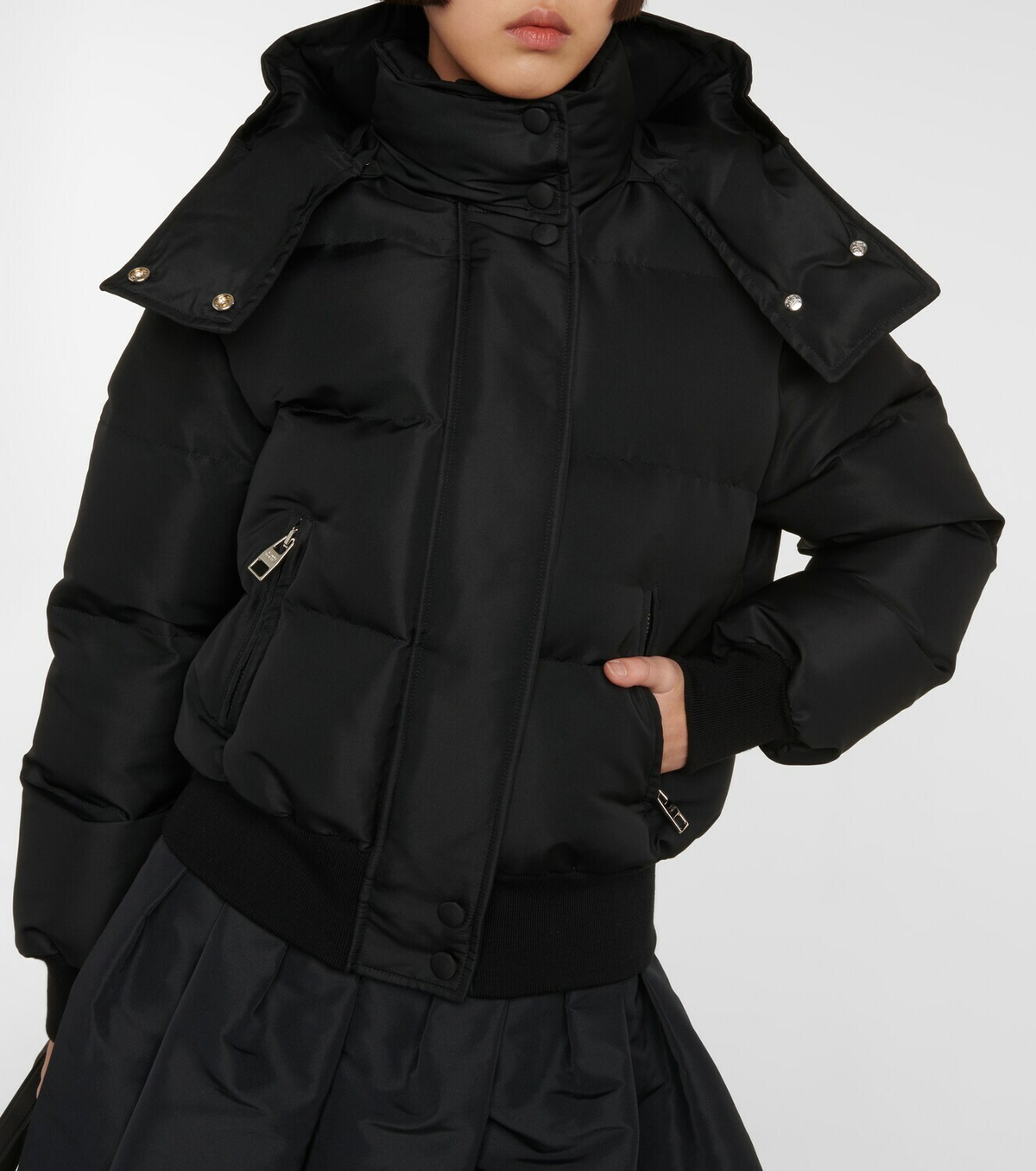 Alexander McQueen Logo puffer jacket