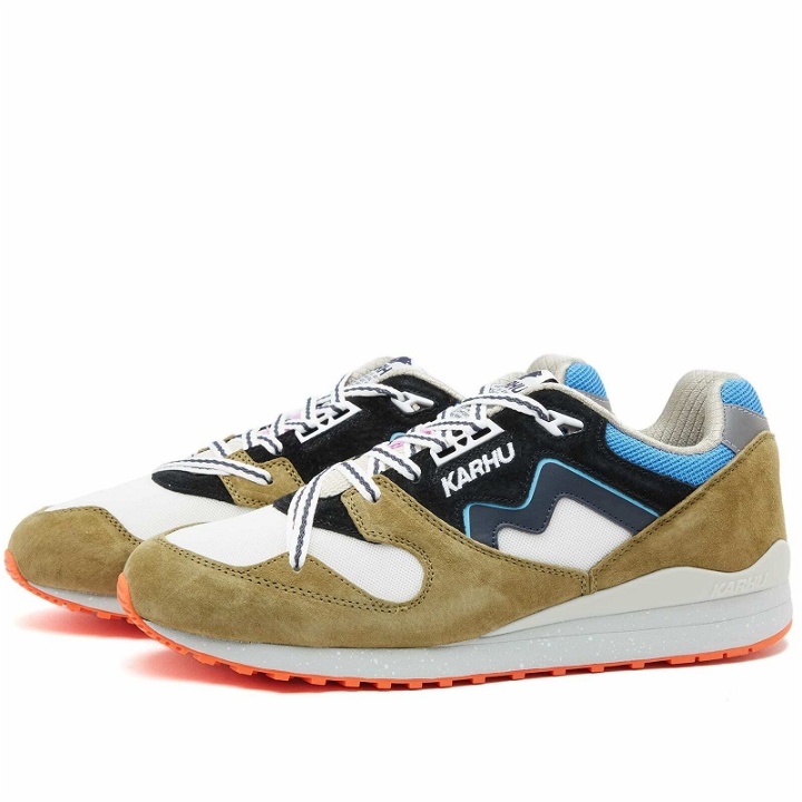Photo: Karhu Men's Synchron Classic Sneakers in Green Moss/India Ink