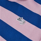 Puma x Noah Striped Crew Sweat in Blue/Pink