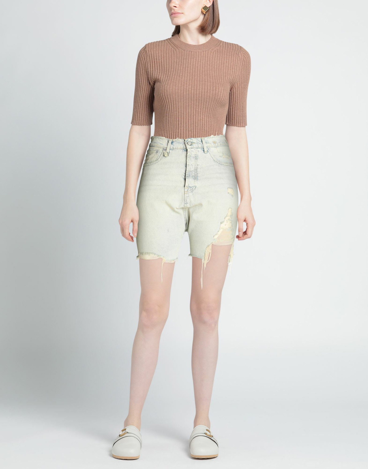 R13 Womens Denim shorts in Blue