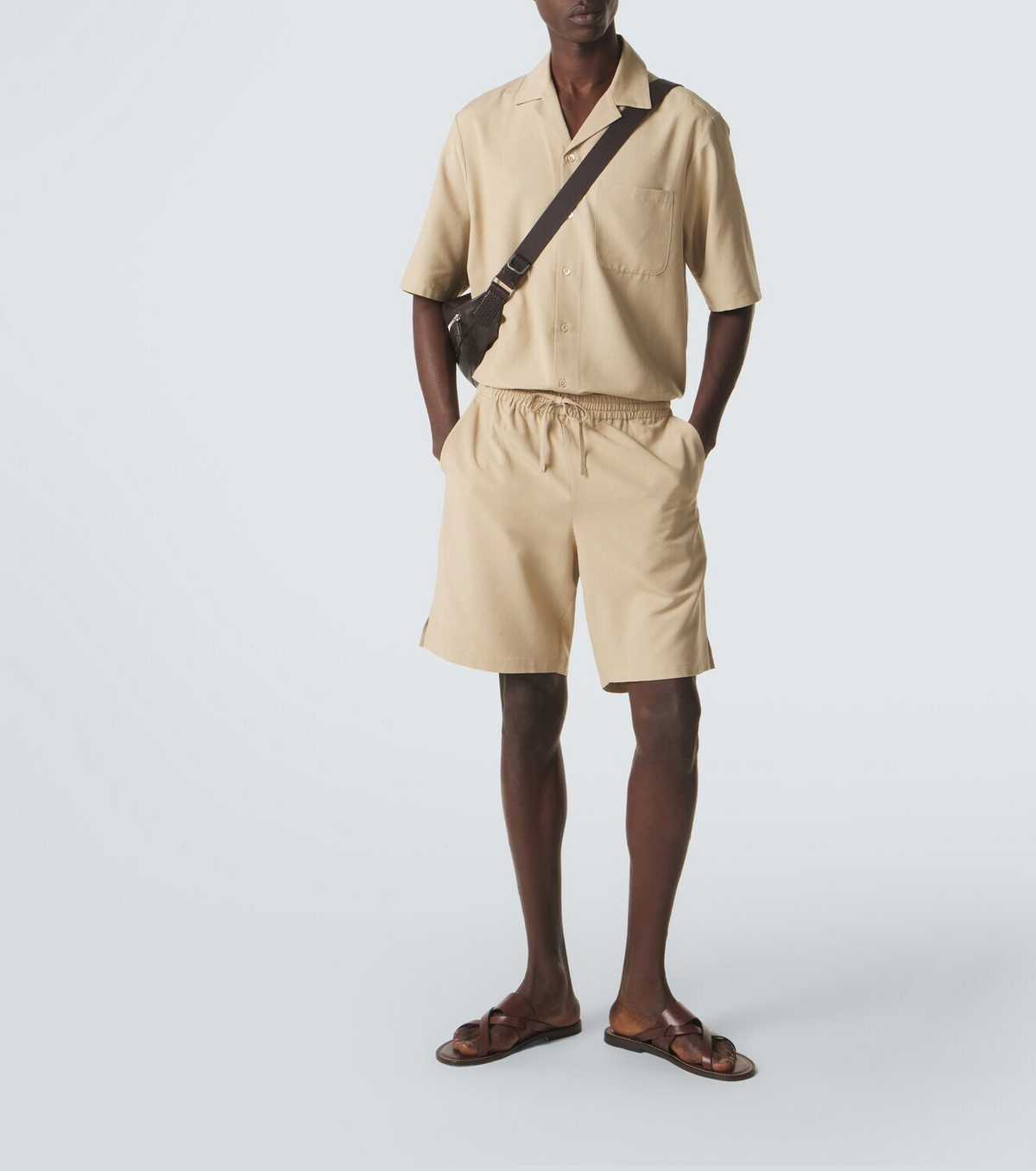 Le Kasha Silk bowling shirt
