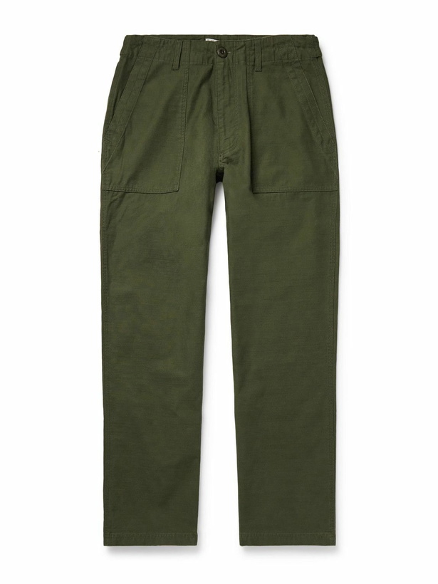 Photo: FrizmWORKS - Straight-Leg Cotton Trousers - Green