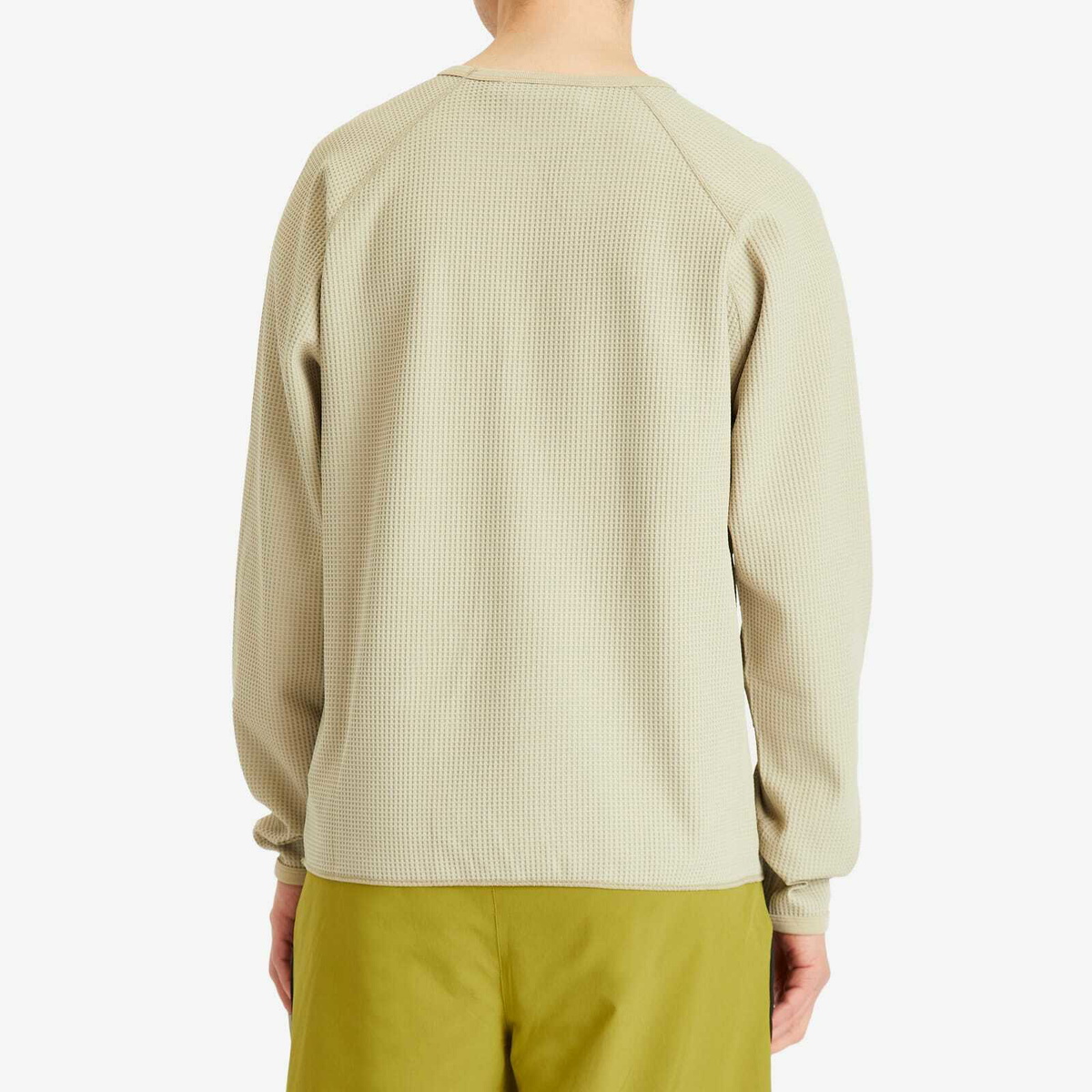 Purple Mountain Observatory Men's Waffle Long Sleeve T-Shirt in Sand