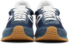 Loewe Blue Suede Flow Runner Sneakers