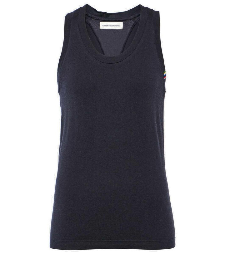 Photo: Extreme Cashmere N°270 Vest cotton and cashmere tank top