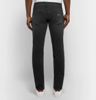 Dolce & Gabbana - Slim-Fit Distressed Stretch-Denim Jeans - Men - Black