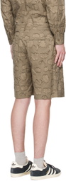 XENIA TELUNTS Brown Bini Shorts
