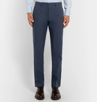 Hugo Boss - Navy Genesis Slim-Fit Cotton Suit Trousers - Men - Navy