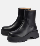 Gianvito Rossi Montey leather ankle boots